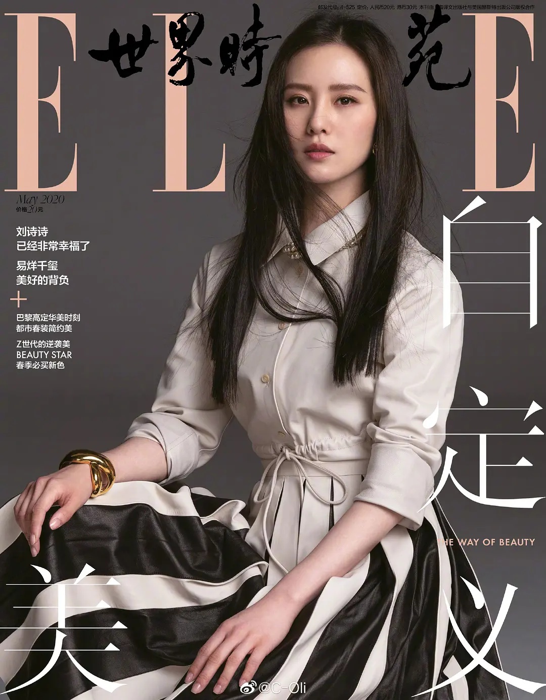 劉詩詩十二月時裝封面曝光，時尚與氣質(zhì)的完美融合，劉詩詩十二月時裝封面，時尚與氣質(zhì)的絕美融合
