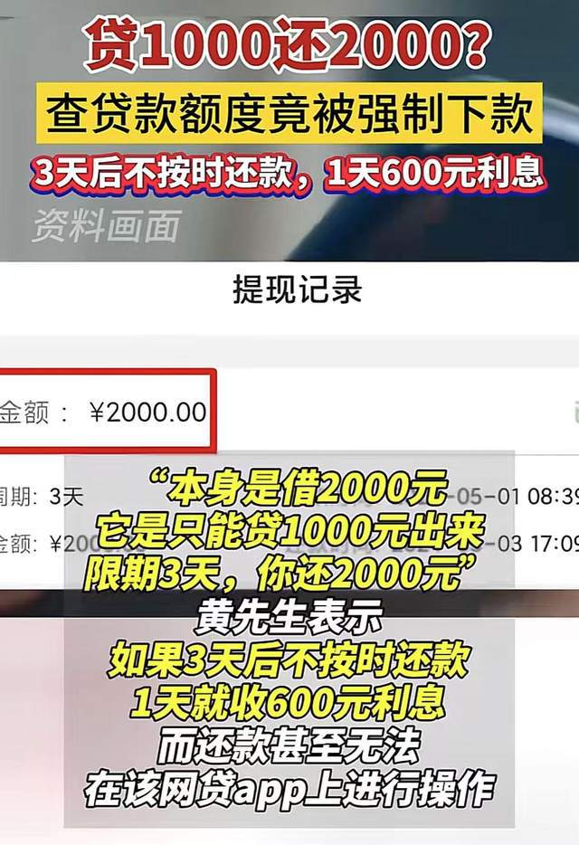 男子網(wǎng)貸千元，三天內(nèi)竟需償還翻倍金額——揭示網(wǎng)貸背后的驚人真相，驚人網(wǎng)貸背后的真相，男子借款千元，三天償還翻倍金額揭秘！