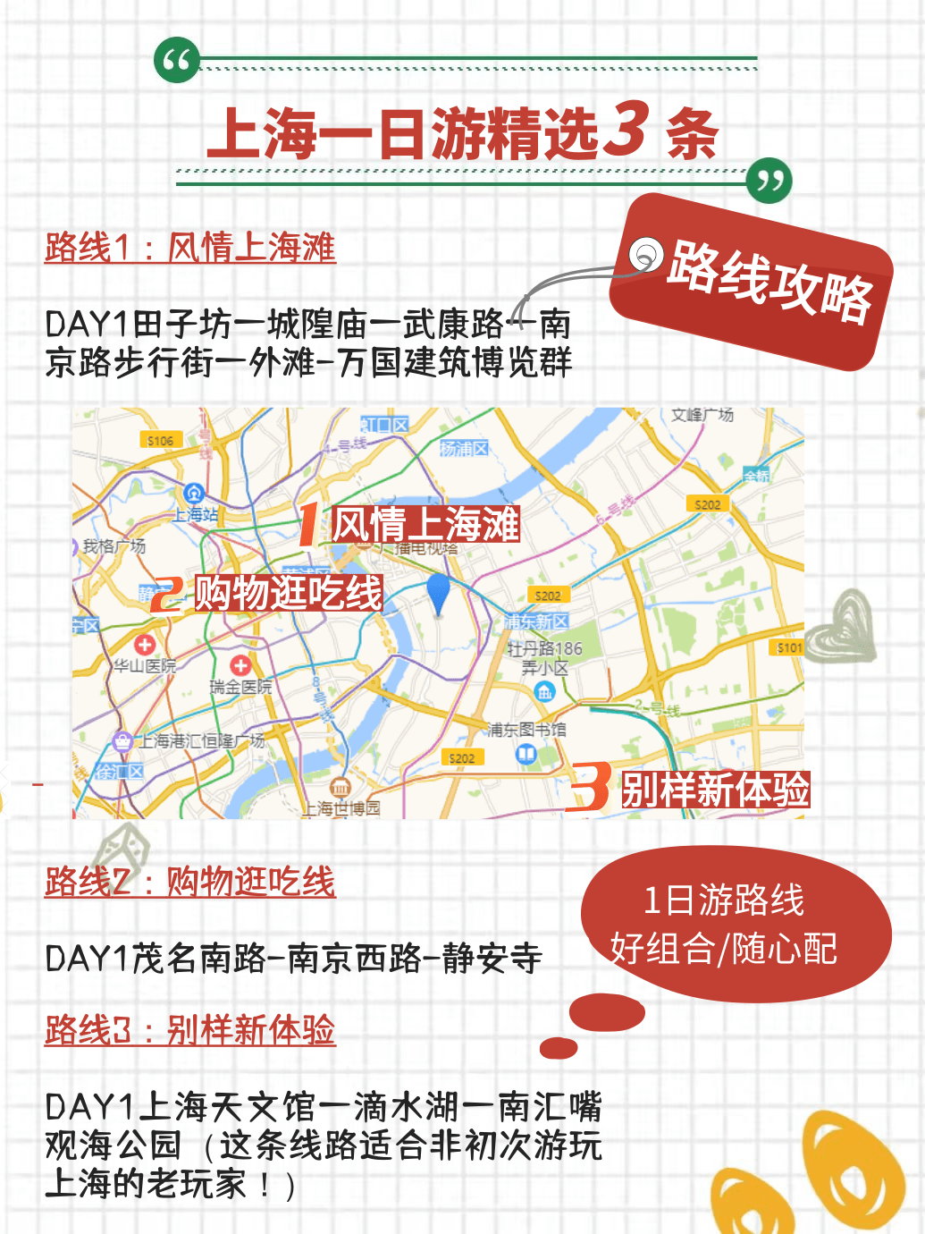 上海一日游最佳路線攻略，上海一日游精選路線攻略