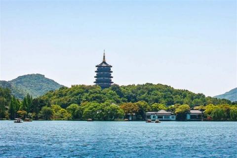 杭州西湖十大景點簡圖及其魅力，杭州西湖十大景點簡圖與魅力探秘