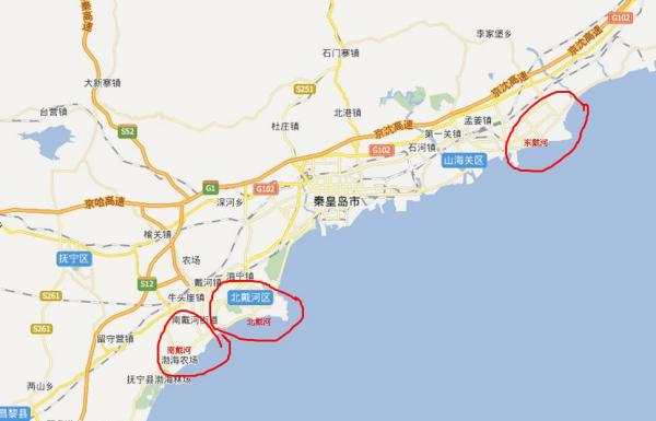 北戴河地圖全圖高清版大圖，探索魅力海濱城市的導航工具，北戴河地圖全圖高清版，魅力海濱城市導航工具