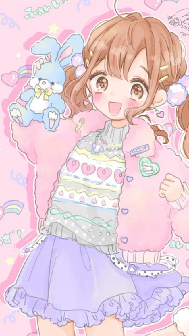 夢(mèng)幻世界的可愛少女與卡通人物的魅力，夢(mèng)幻世界的可愛少女與卡通魅力的邂逅