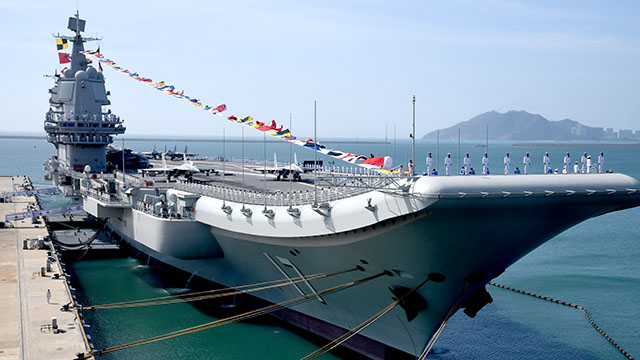 山東艦的交接入列，中國(guó)海軍新時(shí)代的里程碑，中國(guó)海軍新時(shí)代的里程碑，山東艦的交接入列