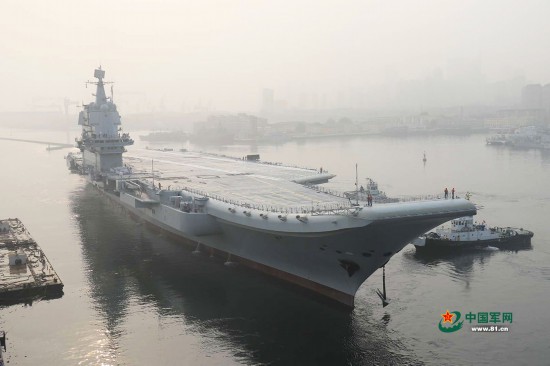 第二艘航母出海，中國海軍力量的嶄新篇章，中國海軍力量新篇章，第二艘航母出海啟航