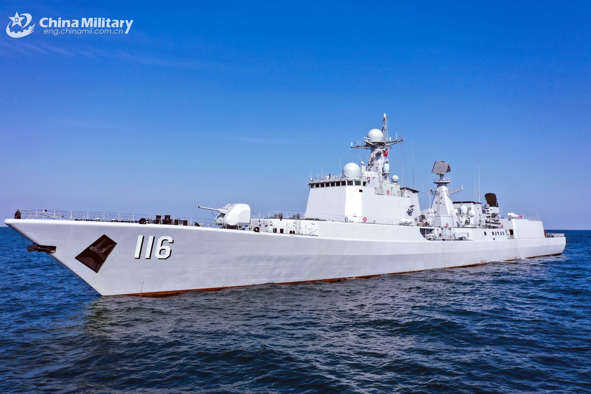 中國海軍石家莊號導彈驅逐艦，新時代的海上衛(wèi)士，中國海軍石家莊號導彈驅逐艦，新時代海上衛(wèi)士風采展示