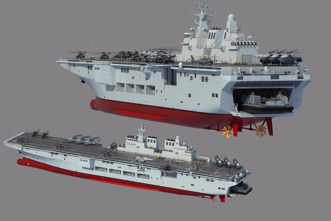 中國(guó)海軍新篇章，075型兩棲攻擊艦第五艦的崛起，中國(guó)海軍新篇章，075型兩棲攻擊艦第五艦嶄露頭角