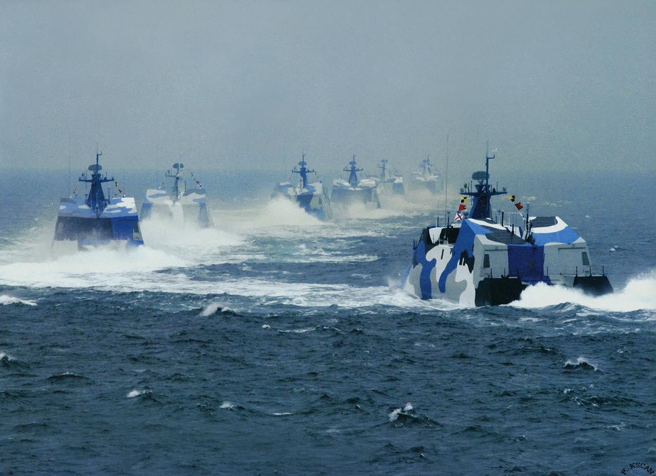 新一代海軍力量，中國海軍022導(dǎo)彈艇的亮相，中國海軍新一代力量，022導(dǎo)彈艇亮相展現(xiàn)實(shí)力