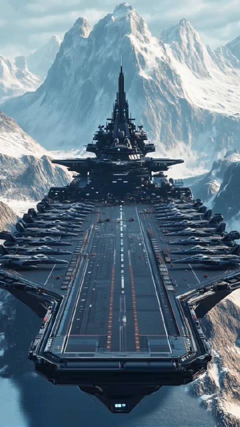 航天母艦與壁紙，探索宇宙的視覺盛宴，宇宙探索的視覺盛宴，航天母艦與壁紙的融合展現(xiàn)