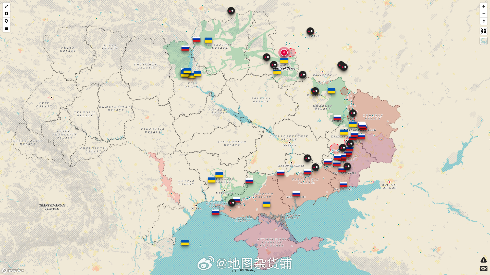 俄羅斯與烏克蘭最新局勢地圖詳解，俄羅斯與烏克蘭局勢最新地圖解析