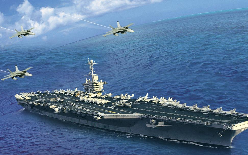 航空母艦，現(xiàn)代海戰(zhàn)的樞紐力量，航空母艦，現(xiàn)代海戰(zhàn)核心樞紐力量