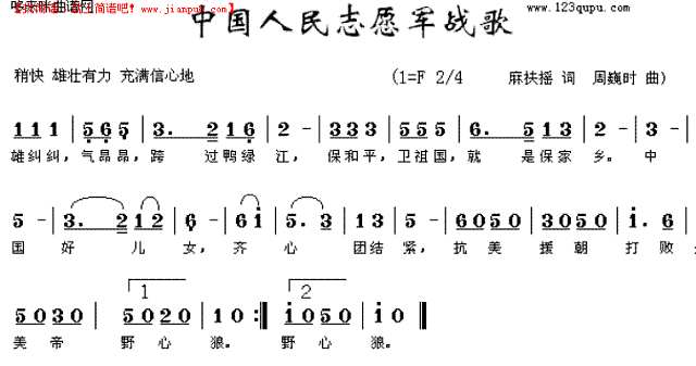 中國志愿軍軍歌背景，中國志愿軍軍歌背景解析
