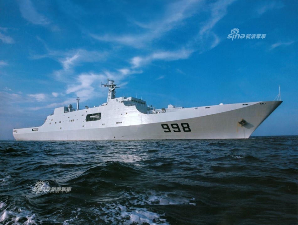 昆侖山艦近景，探索中國海軍力量的新里程碑，昆侖山艦近景，中國海軍力量的新里程碑探索