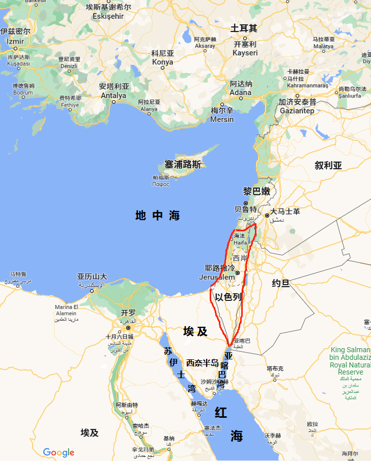 以色列周邊國(guó)家地圖，揭示中東地區(qū)的地理格局與復(fù)雜關(guān)系，以色列周邊國(guó)家地圖，揭示中東地理格局與復(fù)雜國(guó)際關(guān)系