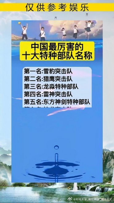 中國最強特種部隊排行，中國最強特種部隊排行榜揭曉