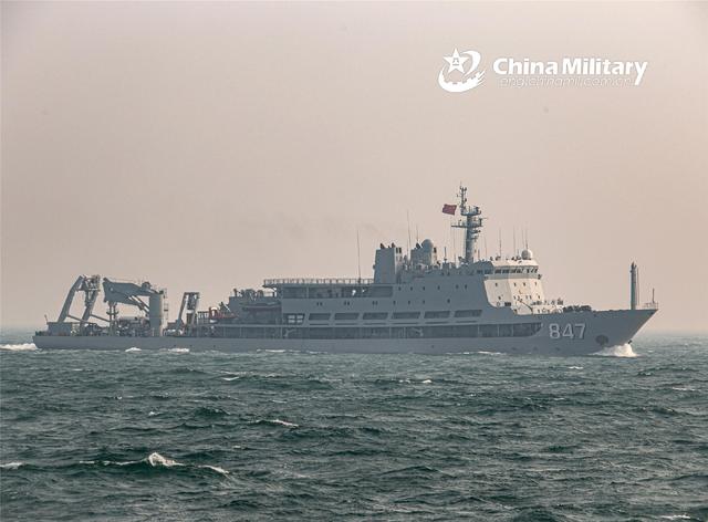 中國(guó)海軍艦艇055型參與中巴聯(lián)合軍演，展示實(shí)力與深化合作，中國(guó)海軍艦艇055型參與中巴聯(lián)合軍演，實(shí)力展示與深化合作