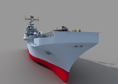 黃蜂級(jí)兩棲攻擊艦的3DMax建模探索，黃蜂級(jí)兩棲攻擊艦的3DMax建模詳解