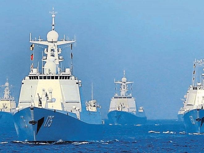 中國海軍055型驅(qū)逐艦現(xiàn)身悉尼以東，展現(xiàn)大國海軍實(shí)力與遠(yuǎn)洋巡航新篇章，中國海軍055型驅(qū)逐艦亮相悉尼海域，彰顯大國海軍實(shí)力與遠(yuǎn)洋巡航新紀(jì)元