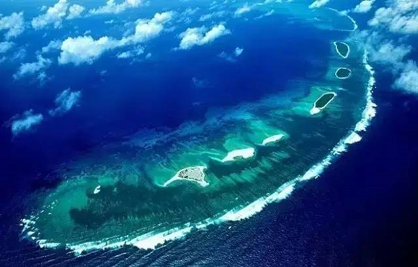 南海島礁高清版大圖，揭示中國南海的壯麗與爭議，南海島礁壯麗與爭議，高清版大圖揭示中國南海全景