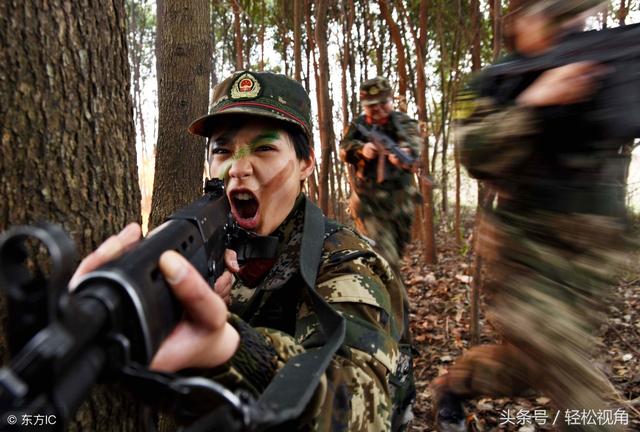 中國女兵，全世界最美最漂亮的風(fēng)景線，中國女兵，全球最美的風(fēng)景線