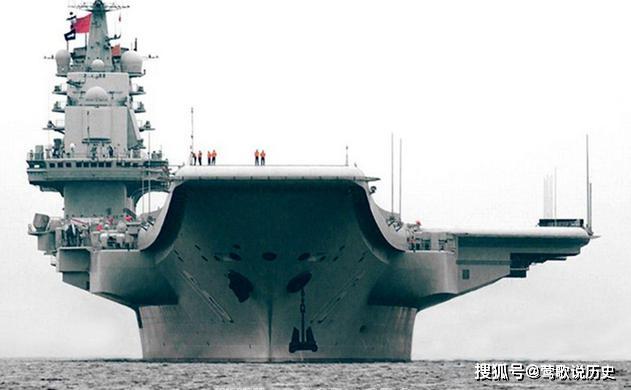 中國新航母，長約三百米的壯麗巨艦，中國新航母，壯麗巨艦，長約三百米