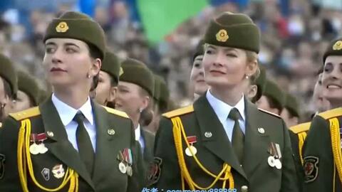 俄軍女兵亮相勝利日閱兵彩排，展現(xiàn)力量與榮耀，俄軍女兵閱兵彩排亮相，力量與榮耀的展現(xiàn)