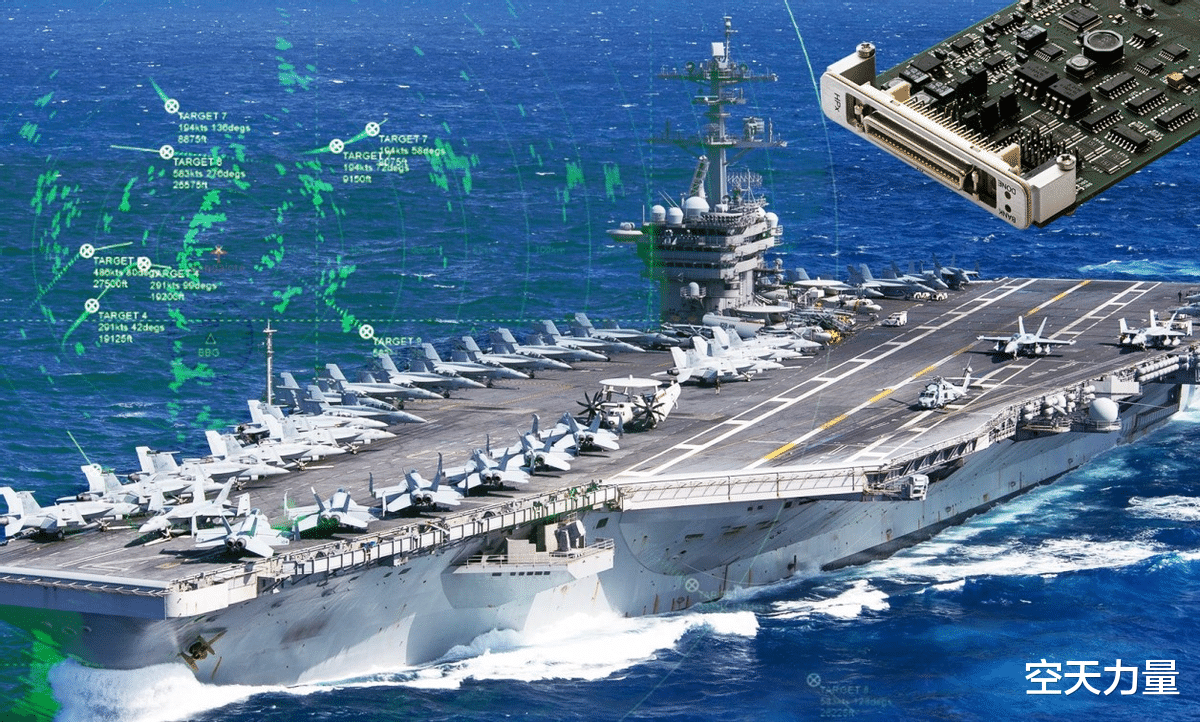 航空母艦對于大海相當于雷達對于現(xiàn)代戰(zhàn)爭，雷達在現(xiàn)代戰(zhàn)爭中的戰(zhàn)略地位與航空母艦在海洋中的霸主地位類比