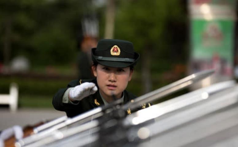 三軍儀仗隊中的璀璨明珠——程誠軍花，三軍儀仗隊中的璀璨明珠，程誠軍花風采展