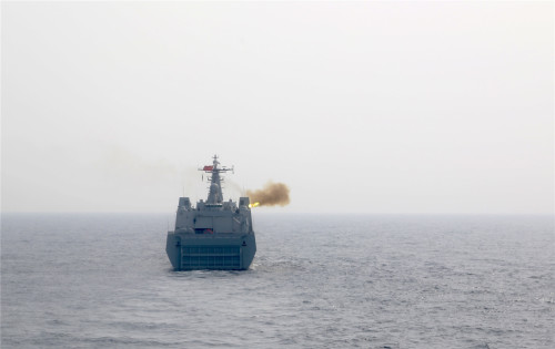 昆侖山艦演練，展現(xiàn)中國海軍力量的實戰(zhàn)錘煉，昆侖山艦實戰(zhàn)演練，中國海軍力量的展現(xiàn)