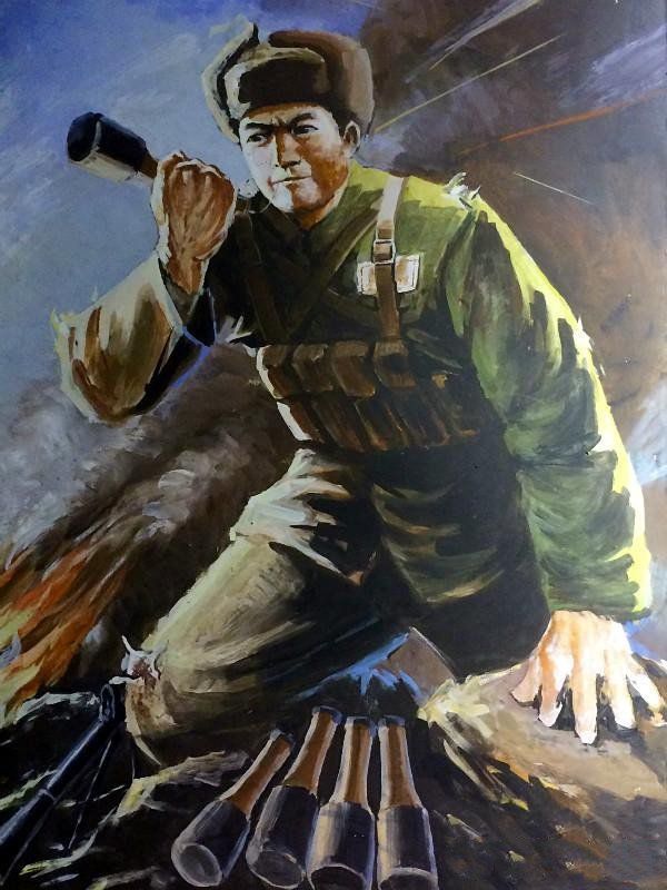 抗美援朝英雄人物故事——黃繼光的故事，抗美援朝英雄黃繼光的故事，英勇事跡永垂不朽