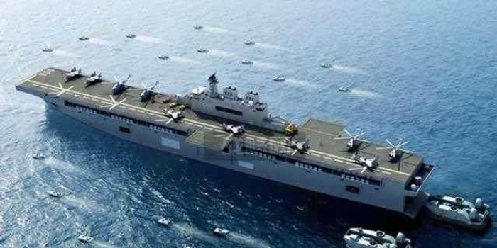 中國海軍新一代利器，075型兩棲攻擊艦的噸位優(yōu)勢，中國海軍新一代利器，075型兩棲攻擊艦的噸位優(yōu)勢揭秘