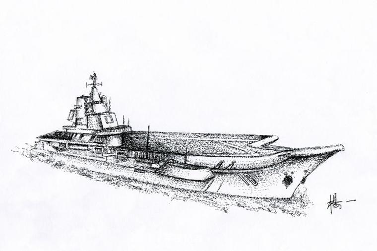 航空母艦簡(jiǎn)筆畫圖片大全，探索與欣賞，航空母艦簡(jiǎn)筆畫圖片大全，探索與欣賞之旅