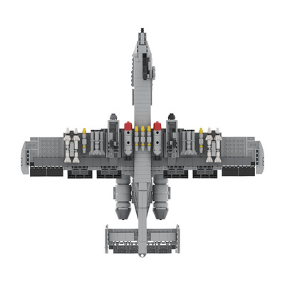 探索A-10攻擊機積木MOC，設計與創(chuàng)新的完美結合，A-10攻擊機積木MOC，設計與創(chuàng)新的探索之旅