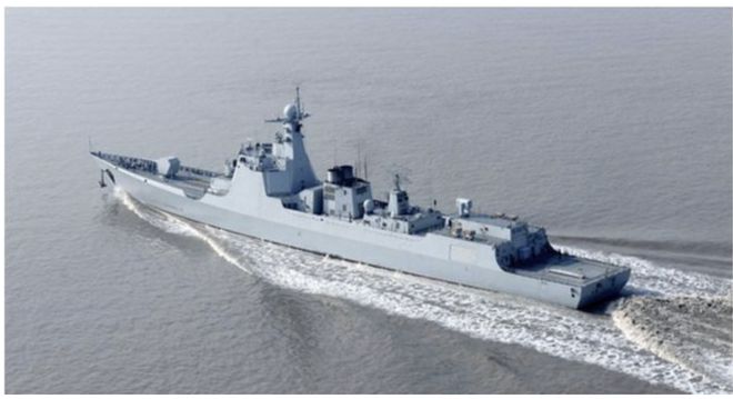 關(guān)于中國(guó)海軍艦艇052D的排水噸位分析，中國(guó)海軍艦艇052D的排水噸位詳解