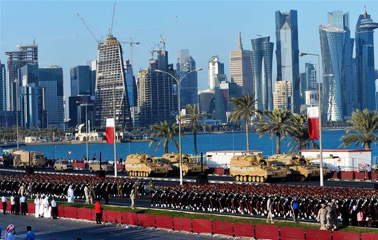 卡塔爾閱兵喊中文口令，文化交流的新篇章，卡塔爾閱兵喊中文口令，開啟文化交流新篇章